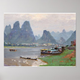Fine Art River Li - The Dusk Poster