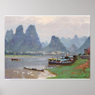Fine Art River Li - The Dusk Poster