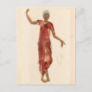 Fine Art ~ Rodin's Cambodia Dancer c1906 Postkarte