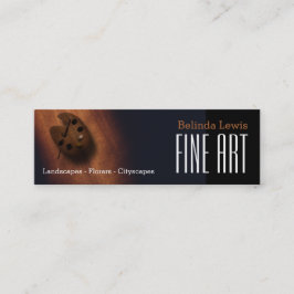 Fine Art | Sepia Oil Painter Mini Visitenkarte