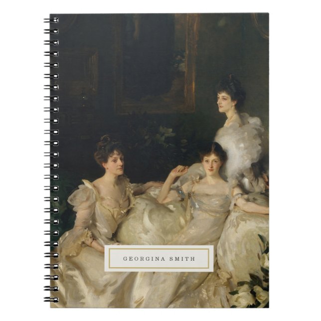 Fine Art Vintages Personalisiertes Notebook Notizblock (Vorderseite)