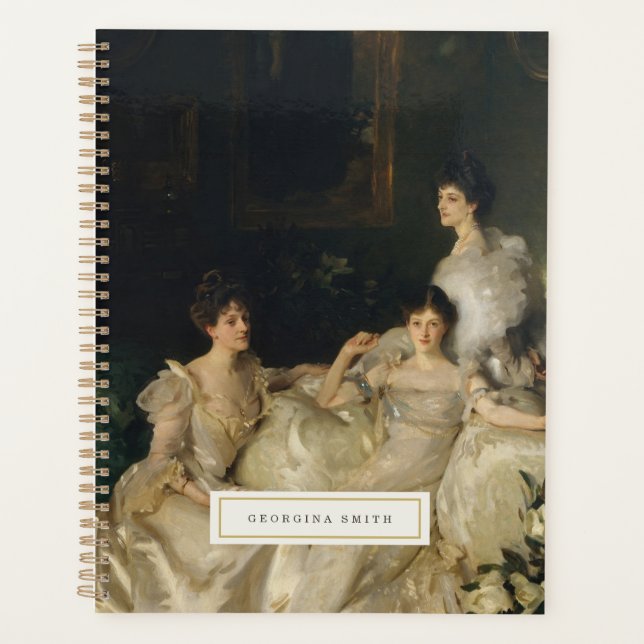 Fine Art Vintages Personalisiertes Notebook Planer (Vorderseite)