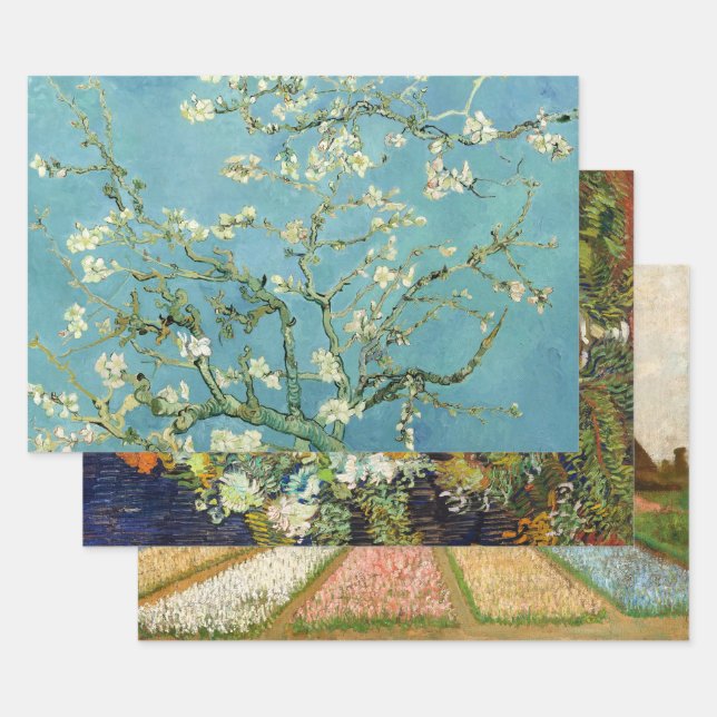 Fine Art von Vincent Van Gogh, Decoupage Geschenkpapier Set (Set)