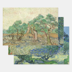 Fine Art von Vincent Van Gogh, Decoupage Geschenkpapier Set
