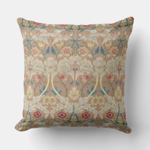 Fine Art William Morris Floral Stickerei Kissen