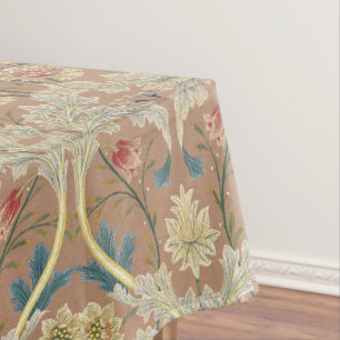 Fine Art William Morris Floral Stickerei Tischdecke