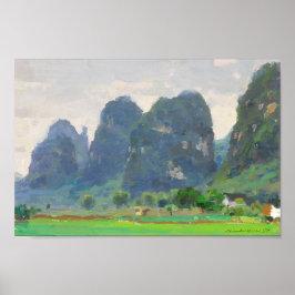 Fine Art Yangshuo in Spring Poster