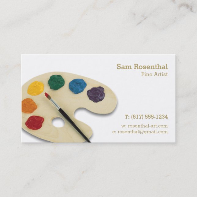 Fine Artist | BERUFLICH Visitenkarte (Vorderseite)