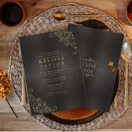 Fine Filigree Gold Abschluss ID908