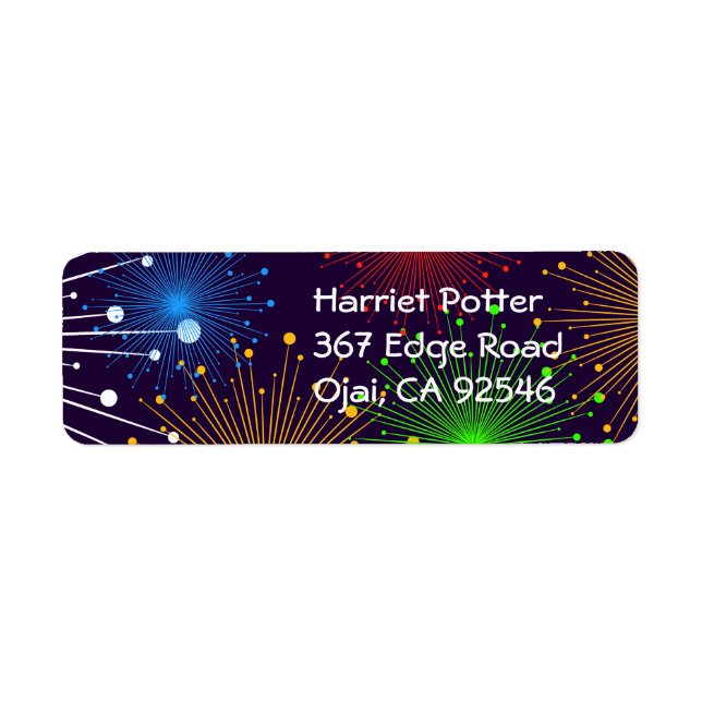 Fine Fireworks Niedlich Cool Girl Retro Vector (Vorne)