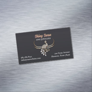 Fine Juwelier Business Card Magnetische Visitenkarte
