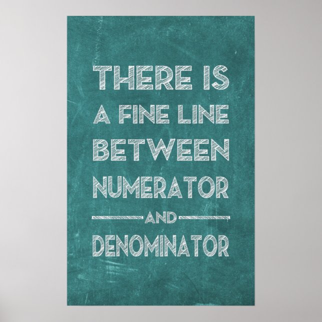 Fine Line - Math Poster (Vorne)