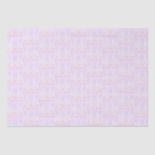 Fine Line Rainbow Unicorn Seidenpapier (Vorderseite)