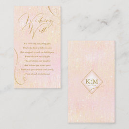 Fine Lines Gold Abstrakte Wunschnähte ID867 Begleitkarte