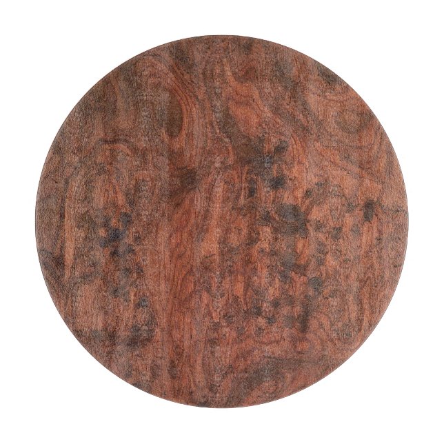 Fine Mahogany Veneer Print Schneidebrett (Vorderseite)
