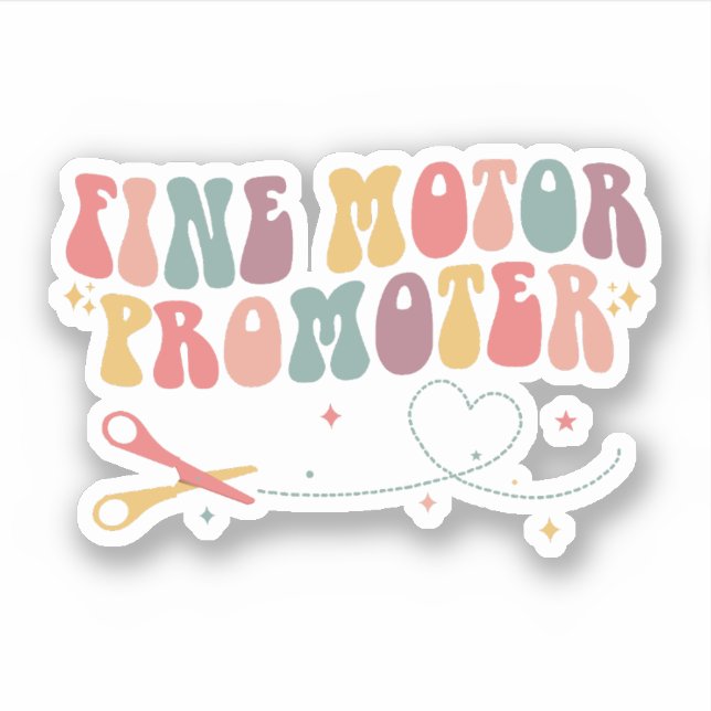 Fine Motor Promoter Occupational Therapy Aufkleber (Vorderseite)