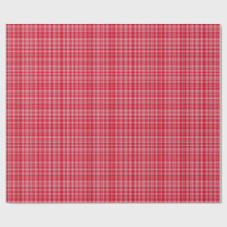 Fine Ruby Plaid Geschenkpapier