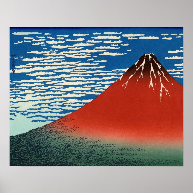 Fine Wind Clear Morning Poster (Vorne)