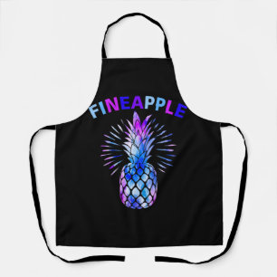 Fineaple Pastel Watercolor Ananas Meme Graphic Schürze