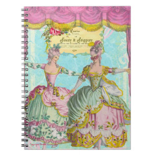 Finery und Frippery Marie Antoinette-Notebook Notizblock