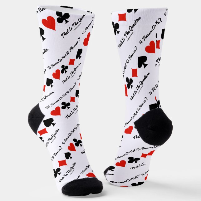 Finesse oder nicht zu Finesse? Das ist die Frage Socken (Gewinkelt)