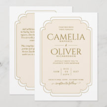 Finest Beige Cream Gold MONOCHROME Hochzeit