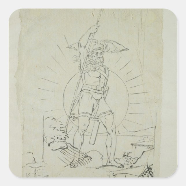 Fingal, 1804-5 quadratischer aufkleber (Vorderseite)