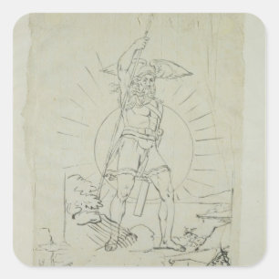 Fingal, 1804-5 quadratischer aufkleber
