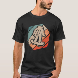 Finger Boarding Skater Fingerboard Skateboard T-Shirt