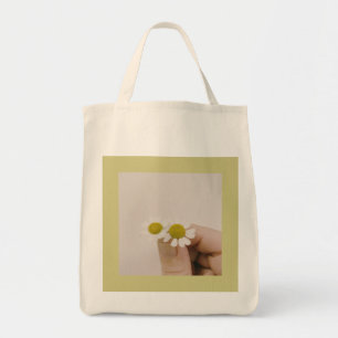 „Finger-Daisy – Weiche botanische Tasche“ Tragetasche
