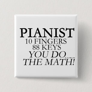 Finger des Pianist-10 88 Schlüssel Button