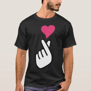 Finger Heart Koreanisches Hand Symbol KPOP Liebe S T-Shirt