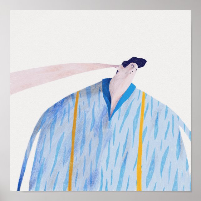 Finger in ear poster (Vorne)