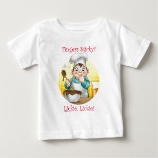 Finger klebrig? baby t-shirt