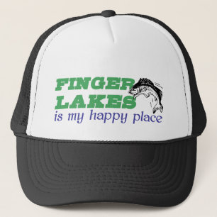 Finger Lakes ist mein glücklicher Ort Truckerkappe