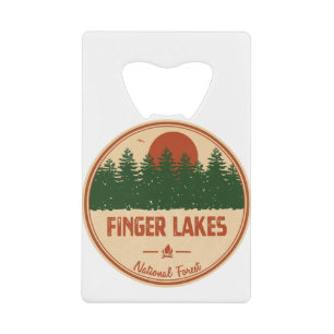 Finger Lakes National Forest Geldbeutel Flaschenöffner