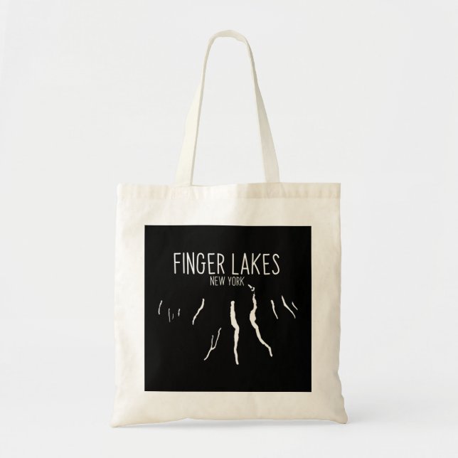 Finger Lakes New York Pullover Hoodie Tragetasche (Vorne)