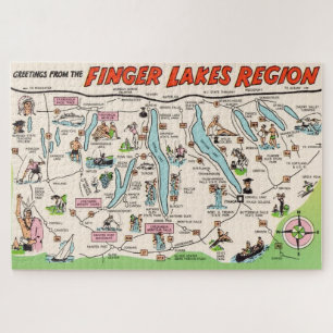 Finger Lakes NY 20x30 Puzzle