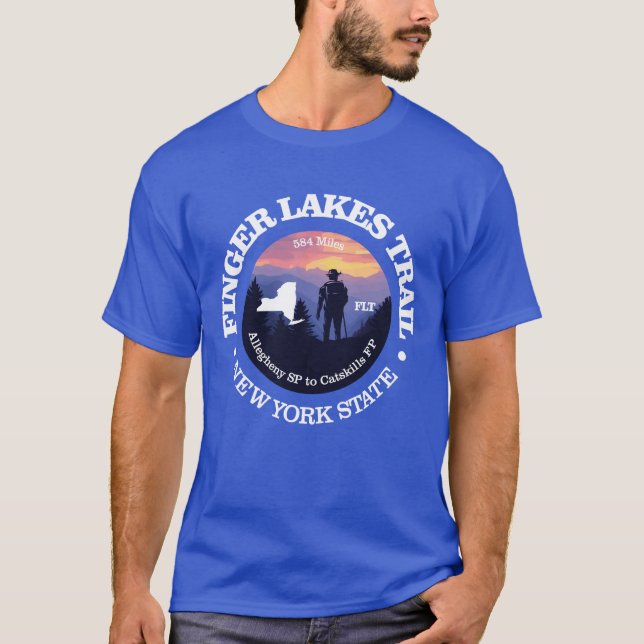 Finger Lakes Trail (rd2) T-Shirt (Vorderseite)