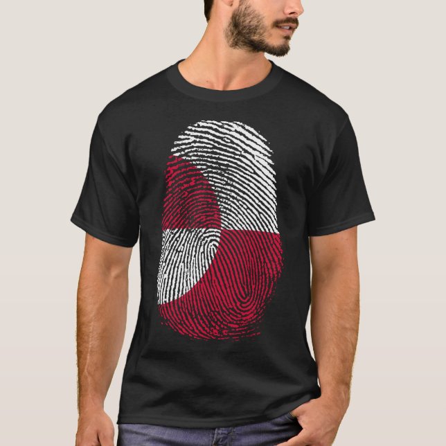 Finger Print - Grönland T-Shirt (Vorderseite)