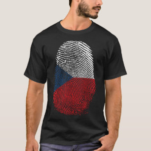Finger Print - Tschechische Republik T-Shirt