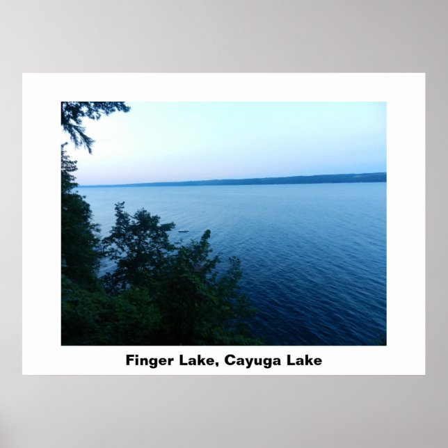 FINGER SEE CAYUGA LAKE Plakat (Vorne)