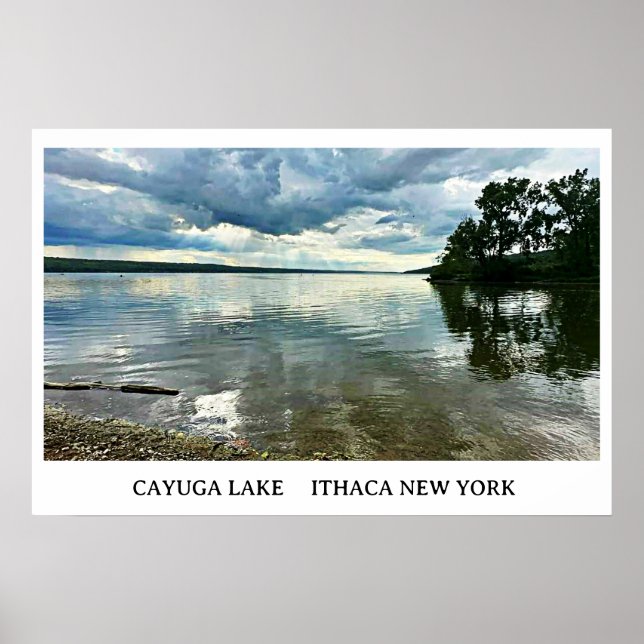 FINGER SEEN CAYUGA LAKE POSTER (Vorne)