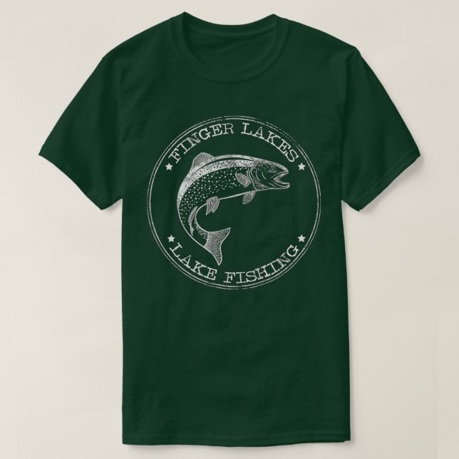 Finger-Seen fischen nach Rout Fishing T-Shirt (Design vorne)