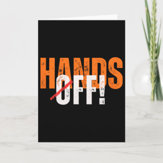 Finger weg! Anti-Trump  Karte