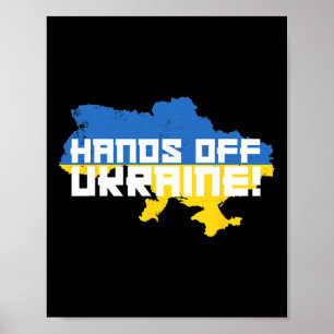 Finger weg von der Ukraine Putin Protest Russland  Poster