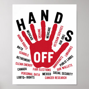 Finger weg von Medicaid Medicare Social Security T Poster
