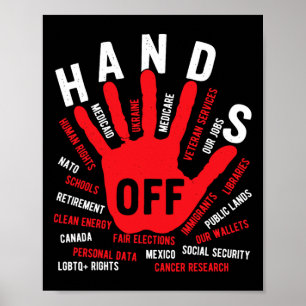 Finger weg von Medicaid Medicare Social Security T Poster