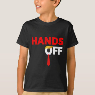 Finger weg von politischem Protest Anti-Trump Zoll T-Shirt