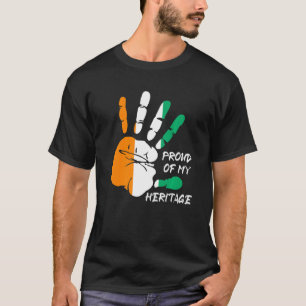 Fingerabdruck an der Elfenbeinküste Afrika T-Shirt